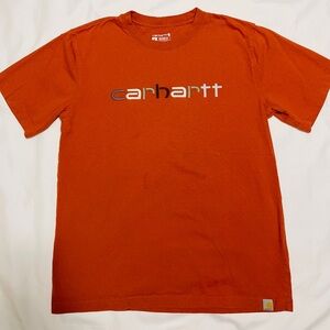 Carhartt Men's Orange Logo Tee